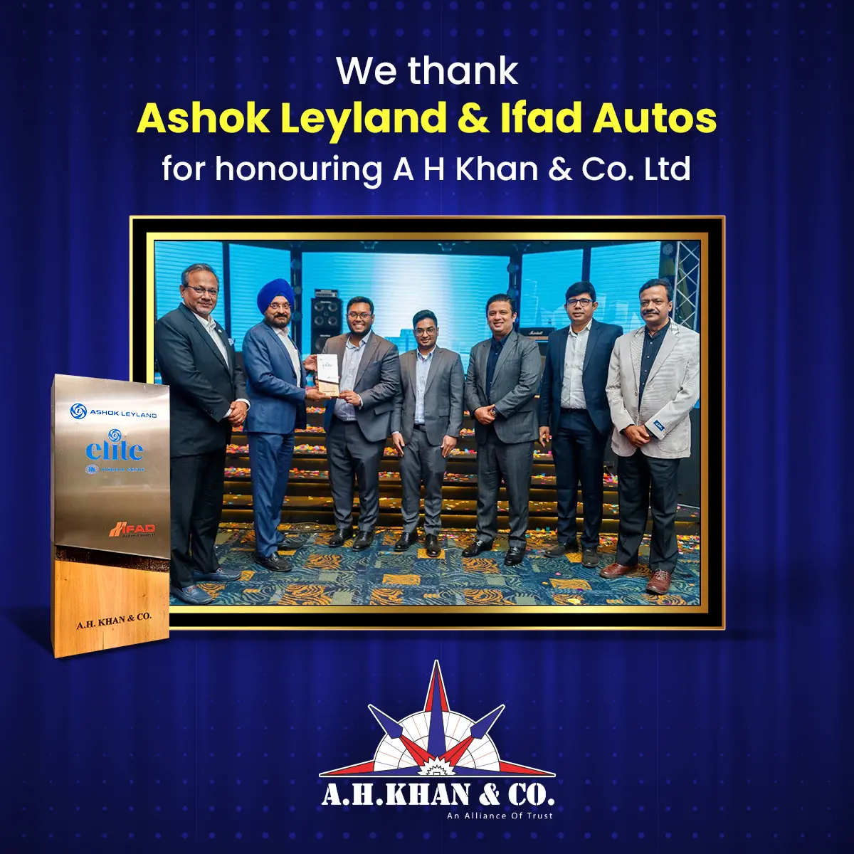 Ashok Leyland Elite Award.