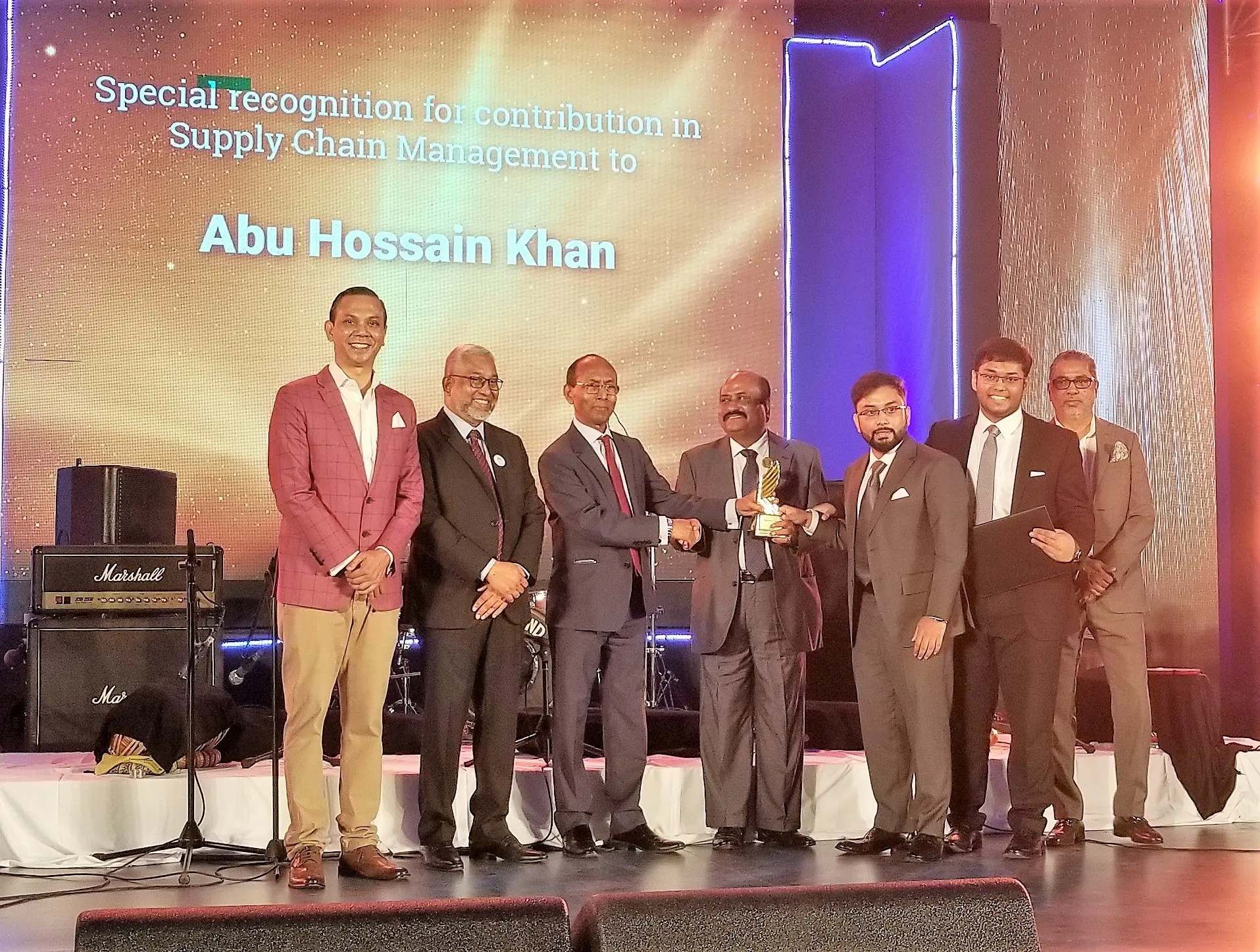 Special Recognition-Excellence in Logistics & Transportation Management (Individual
Category), Bangladesh Supply Chain Excellence Awards 2018.