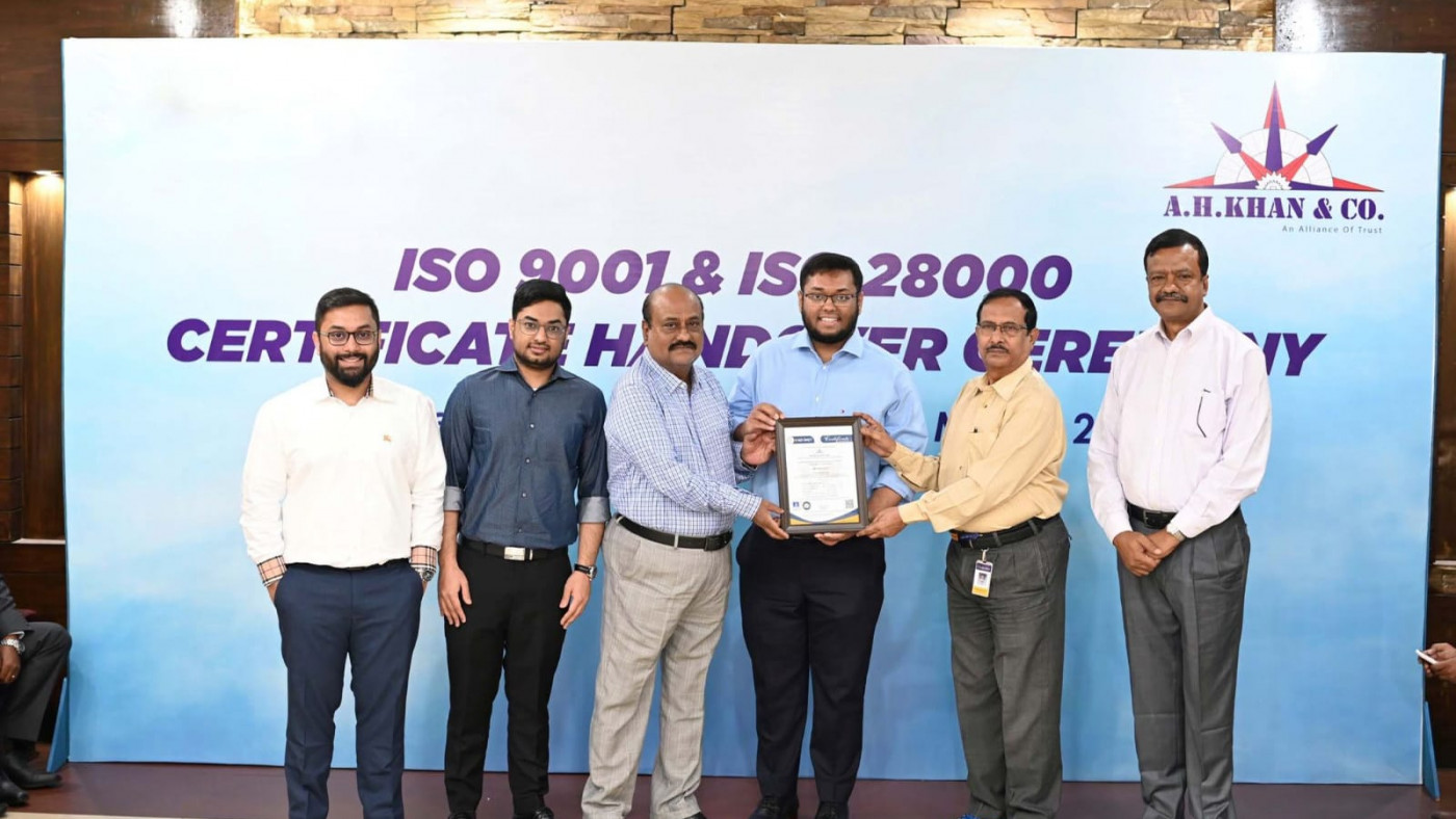 A H Khan & Co Ltd gets ISO certification